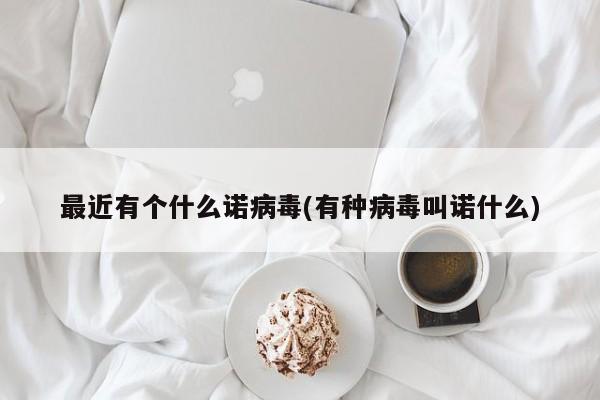 最近有个什么诺病毒(有种病毒叫诺什么)