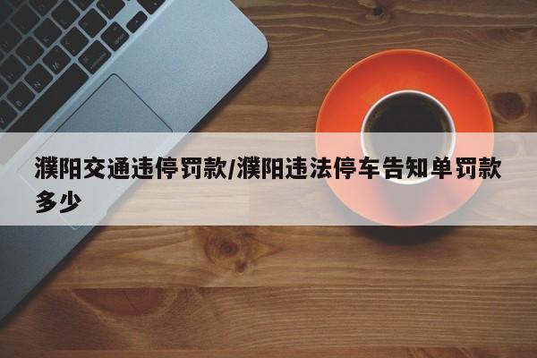濮阳交通违停罚款/濮阳违法停车告知单罚款多少