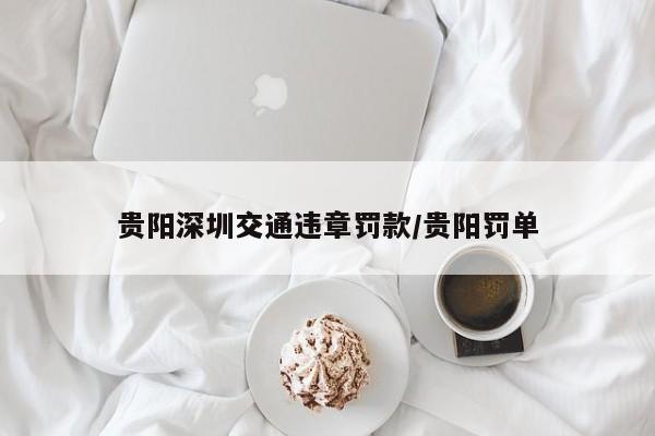 贵阳深圳交通违章罚款/贵阳罚单